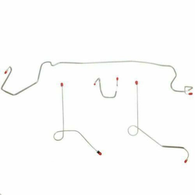 Front Brake Line Kit for 1974-1975 Dodge Dart drum brakes stainless steel