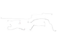Front Brake Line Kit for 1999-1904 Chrysler 300M AWABS ABS stainless steel