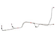 Transmission Cooler Lines for 1967-1969 Plymouth Barracuda Trans Cooler Lines w/ 8cyl 727 Trans Set stainless steel