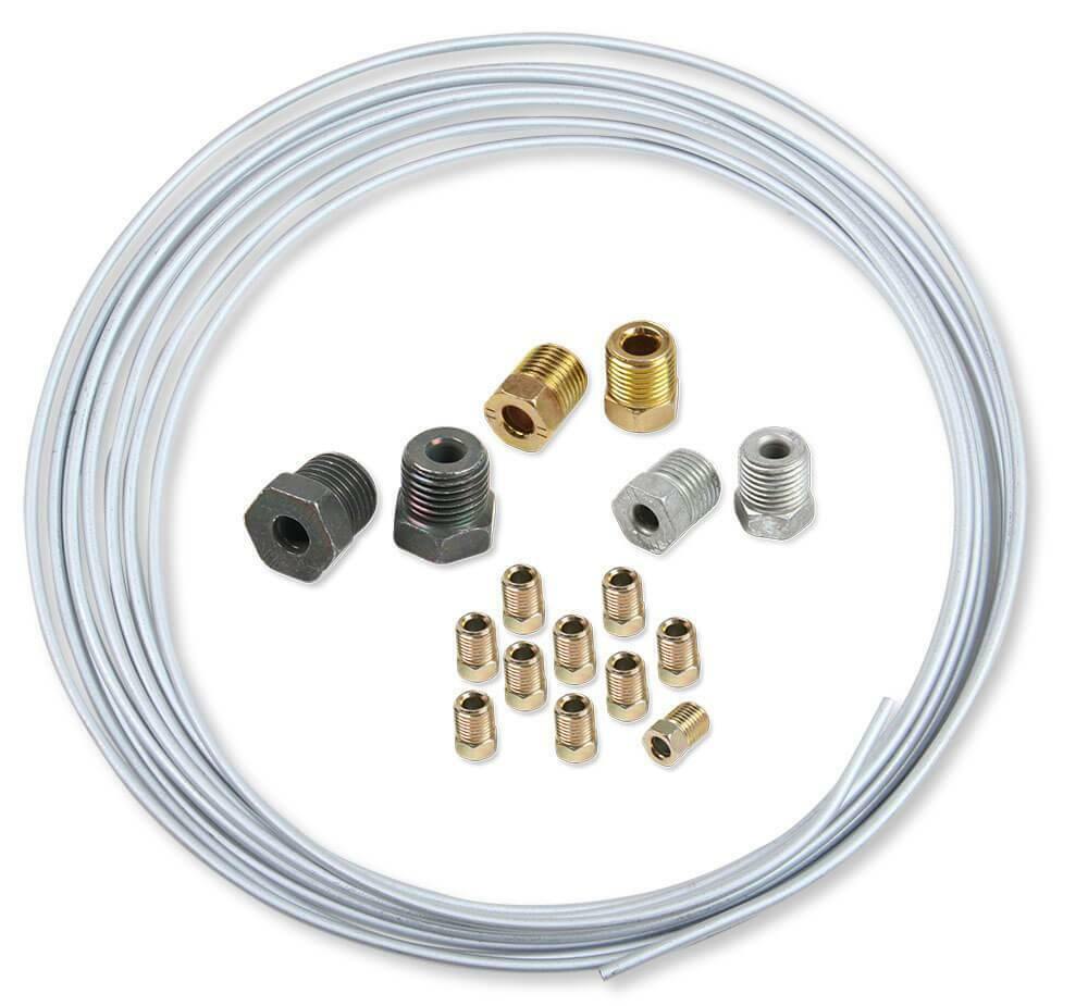 Earl's Steel Zinc Hardline Tubing Kit w/ Tube Nuts - ZC6316KERL