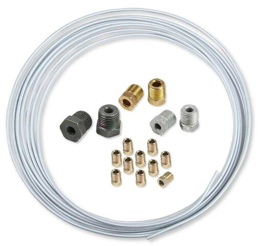 Earl's Steel Zinc Hardline Tubing Kit w/ Tube Nuts - ZC6316KERL