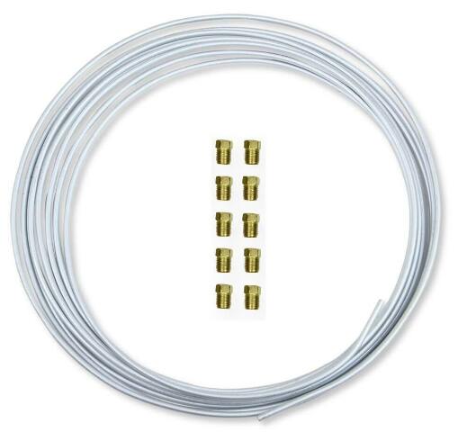 Earl's Steel Zinc Hardline Tubing Kit w/ Tube Nuts - ZC6516KERL