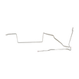 Fuel Line Kit for 1968 Ford Mustang Tank to Pump stainless steel
