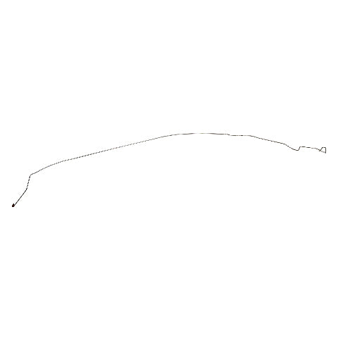 1968-69 Ford Mustang Intermediate Brake Line Disc Brakes Steel - ZIN6801OM
