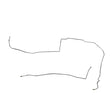 Brake Line for 1987-1993 Ford Mustang Intermediate stainless steel