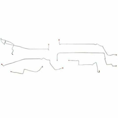Intermediate Brake Line Kit for 1999-2004 Ford Mustang GT 4.6L V8 stainless steel