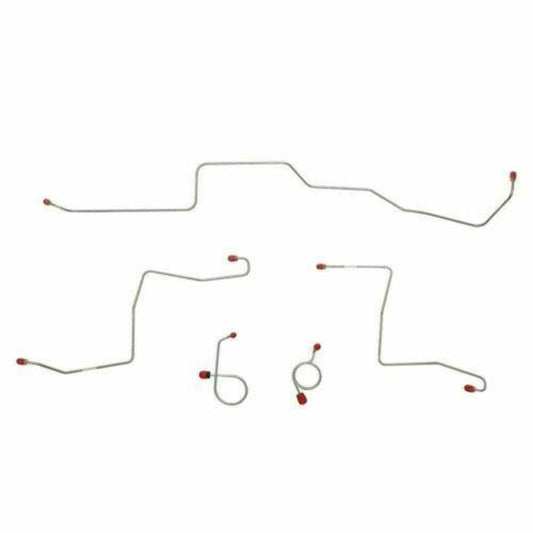 1967 Ford Mustang Front Brake Line Kit w/ Standard Brakes 5 Piece - ZKT6701OM