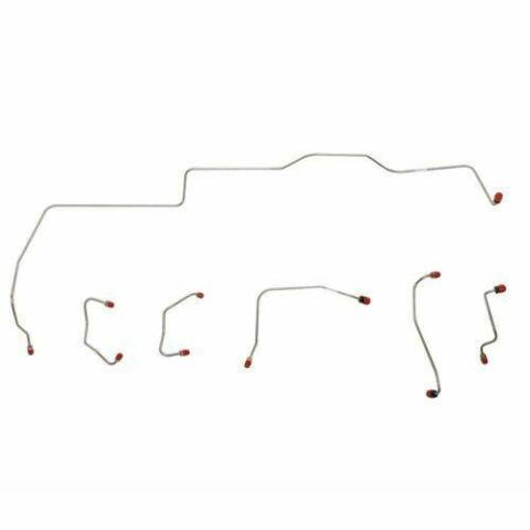 Front Brake Line Kit for 1967 Ford Mustang disc brakes steel