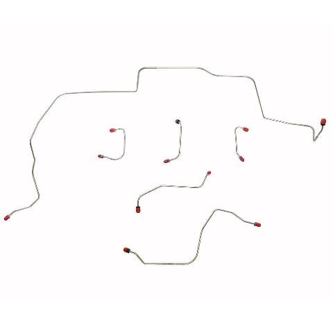 Front Brake Line Kit for 1967-1970 Ford Mustang disc brakes