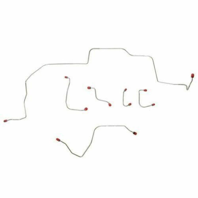 Front Brake Line Kit for 1969 Ford Mustang Boss 429 disc brakes stainless steel