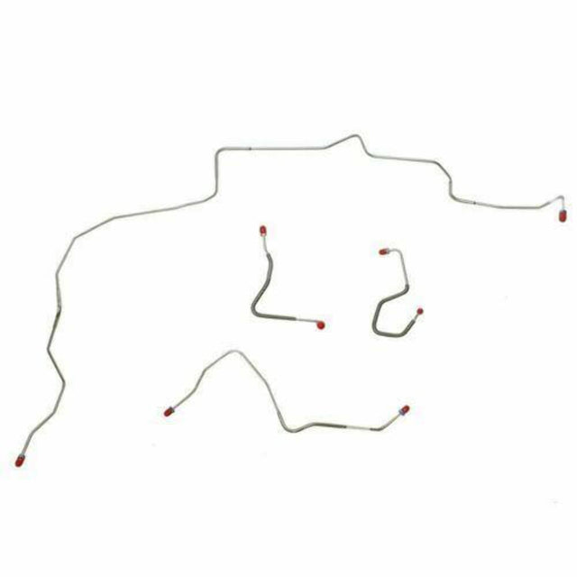 Front Brake Line Kit for 1970 Ford Mustang disc brakes stainless steel