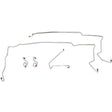 Front Brake Line Kit for 1985-1986 85-86 Ford Mustang stainless steel