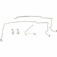 Front Brake Line Kit for 1984-1986 Ford Mustang SVO stainless steel