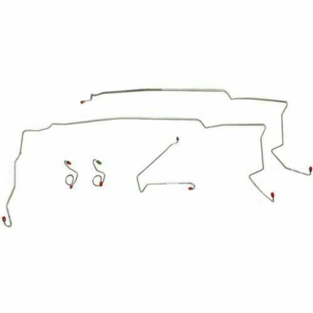 Front Brake Line Kit for 1984-1986 Ford Mustang SVO stainless steel