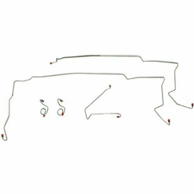 Front Brake Line Kit for 1987-1993 Ford Mustang stainless steel