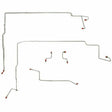 Front Brake Line Kit for 1994-1995 Ford Mustang GT ABS stainless steel