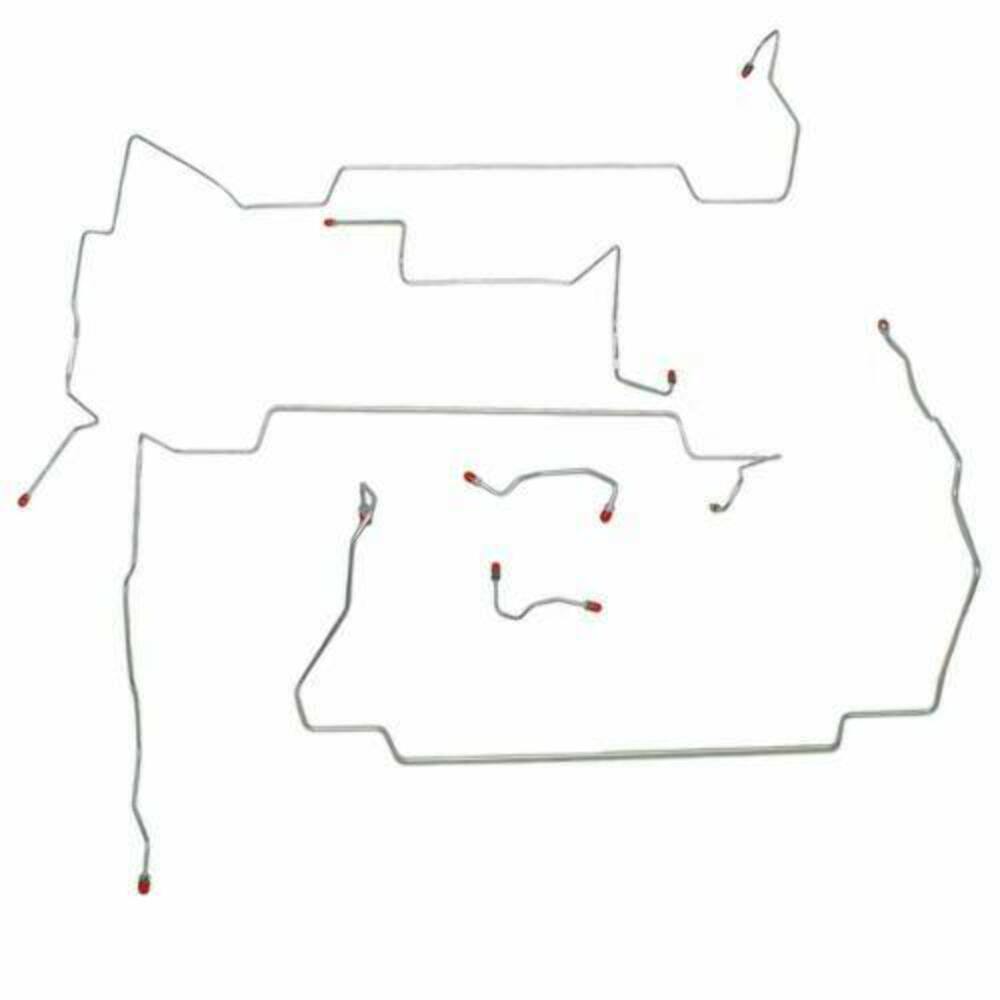 Front Brake Line Kit for 1999-1904 Ford Mustang GT stainless steel