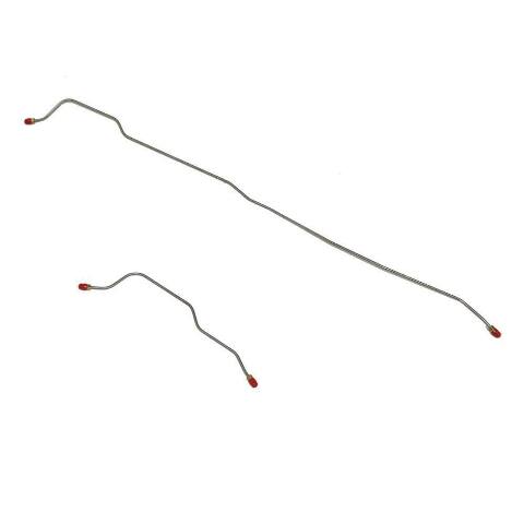 Replacement Line for 1964-1966 Ford Mustang 6cyl. Rear Axle Lines 2 Piece Set Stainless stainless steel