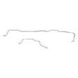 Brake Line for 1967 Ford Mustang Rear Axle Lines with 9 Inch Rear Axle 2 Piece stainless steel