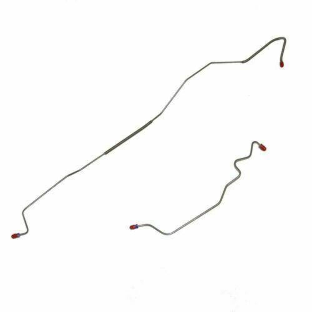Brake Line for 1971-1973 Ford Mustang Rear Axle Lines w/ 8 or 9 Inch Rear Axle 2 Piece stainless steel