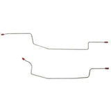 1986-93 Ford Mustang Rear Axle Lines with Rear Drum Stainless ZRA8601SS