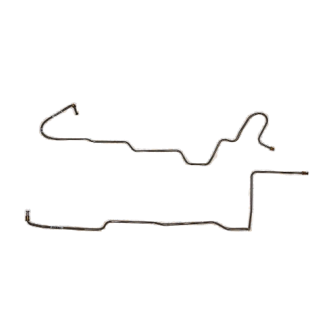 1966 Ford Mustang Transmission Cooler Lines 8 Cylinder C4 2 Piece - ZTC6602SS
