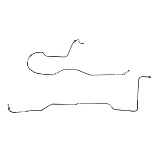 1967-70 Ford Mustang Transmission Cooler Lines 6cyl C4 2 Piece Set - ZTC6701SS