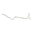 Transmission Cooler Lines for 1967-1968 Ford Mustang stainless steel