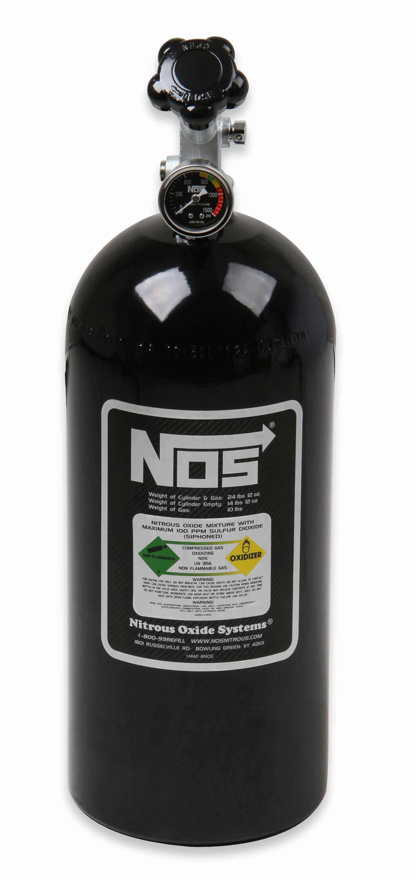 NOS Big Shot Wet Nitrous System 4150 4 Barrel Carb 10lb Black Bottle 02101BNOS