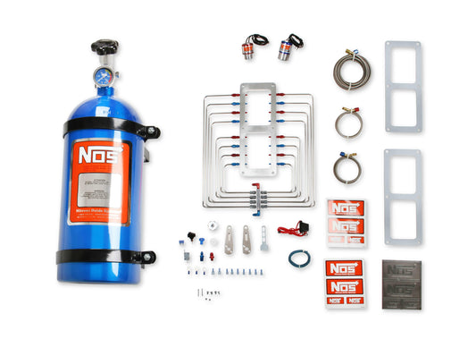 NOS Supercharger Nitrous Sstem For GMC 6-71/8-71 Blower System Show Kit w/ 10lb