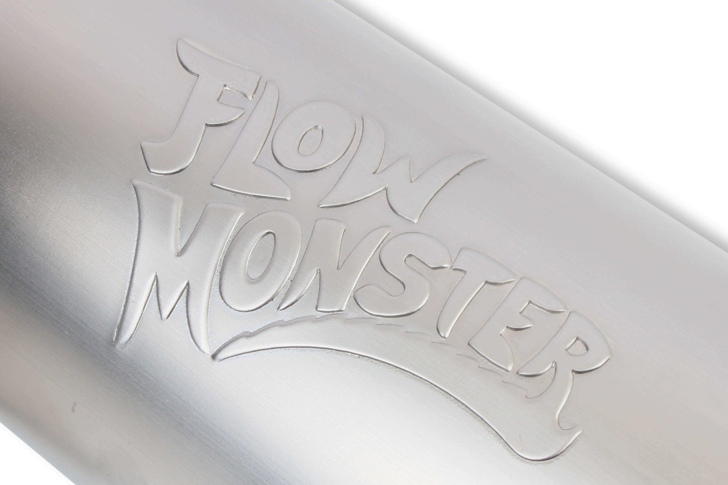 Flowmonster Round Performance Muffler 2.50 Inlet/ 2.50 Outlet 10416-FM 409 Stain
