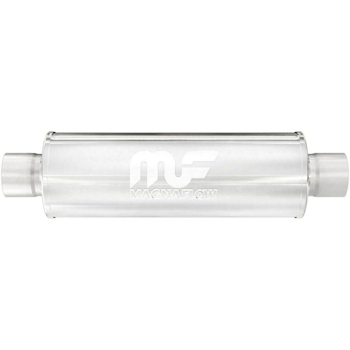 4in. Round Straight-Through Performance Exhaust Muffler 10419 Magnaflow