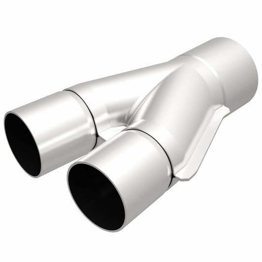 Universal Exhaust Pipe Smooth Trans Y 2.50/2.00 SS 10deg. 10735 Magnaflow