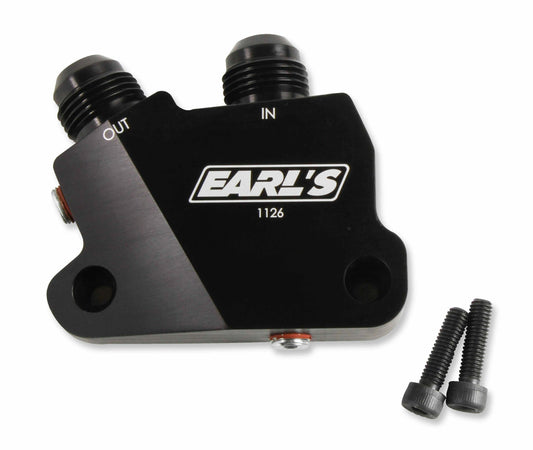 Earls LT Side Mount Oil Cooler Adapter - 1126ERL