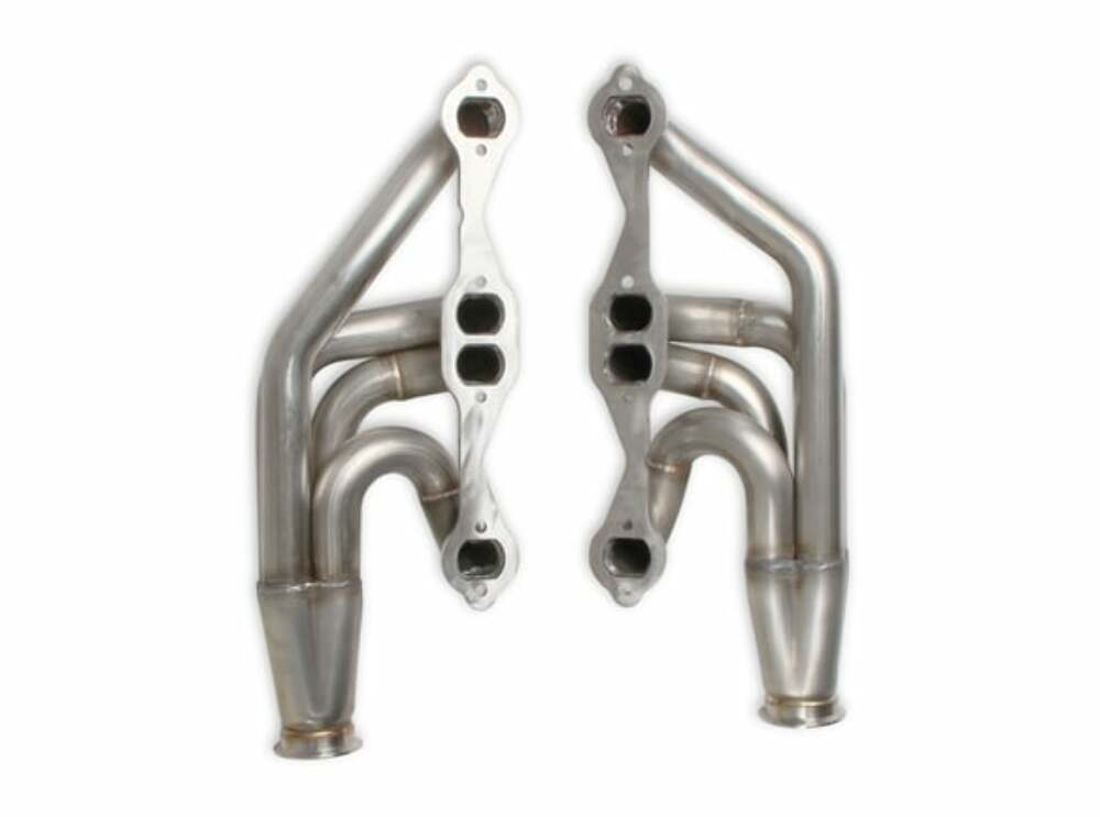 Flowtech Small Block Chevy Turbo Headers - Natural Finish  - 11572FLT