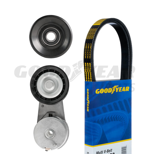 Ford,Mazda,Mercury, Serpentine Belt Drive Component Kit Goodyear 3048