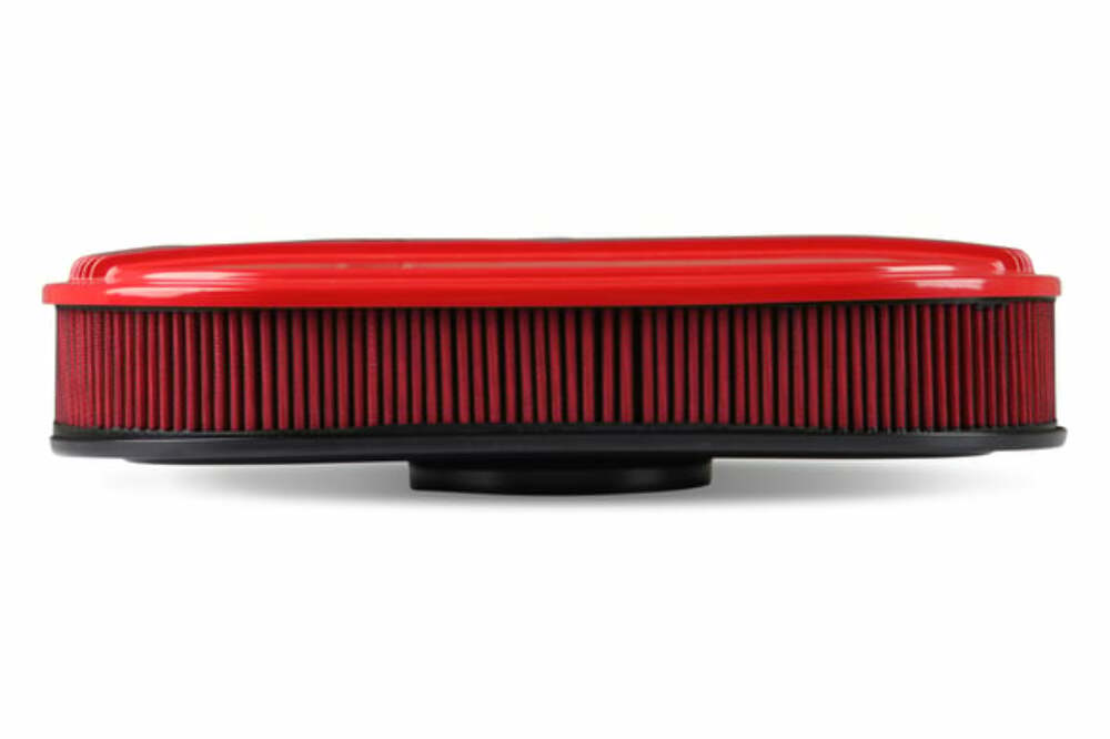 Holley Vintage Series Oval Air Cleaner - Gloss Red Machined - 120-404