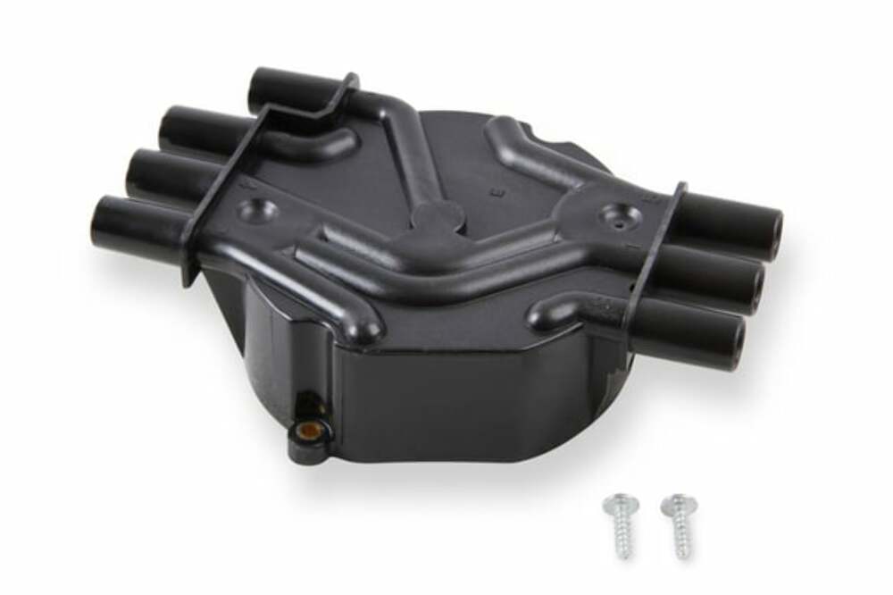 Distributor Cap - Chevy / GMC Vortec - V6 - Socket Style - Crab - Black - 120142