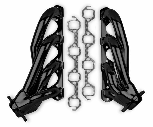 Flowtech Shorty Headers for 1964.5-73 Ford Mustang V8 Black Painted 12103FLT
