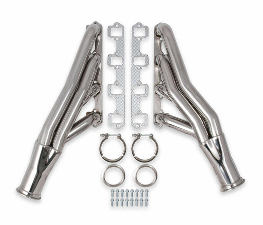 Flowtech Small Block Ford Turbo Headers - Polished 304 Stainless Steel  12165FLT