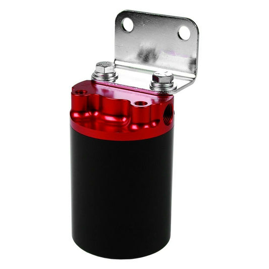 Aeromotive 12319 100 Micron, Red/Black Canister Fuel Filter