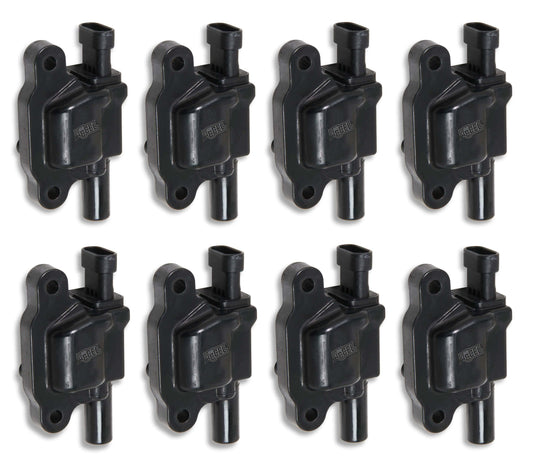 ACCEL Ignition Coil - SuperCoil -GM LS2, LS3 and LS7 - Black - 8-Pack -140043K-8