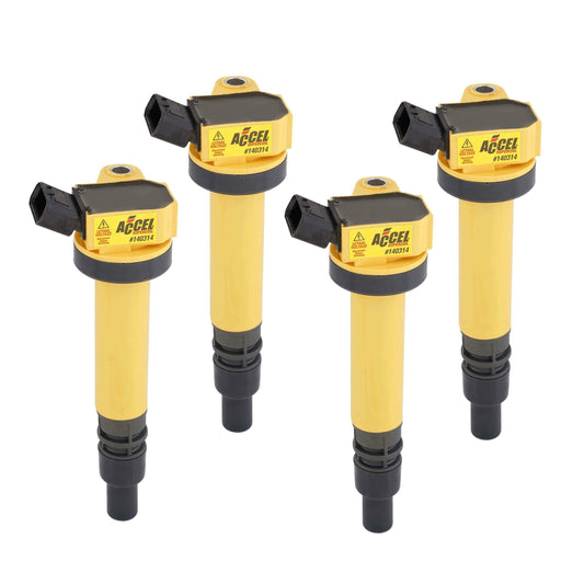 ACCEL Ignition Coil - SuperCoil - Toyota 1.8L - I4 - 4-Pack - 140314-4