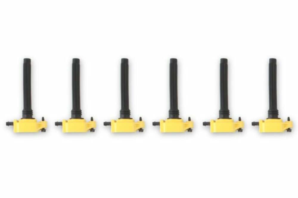 ACCEL Ignition Coil-SuperCoil-2011-2016 Mopar-3.6L V6-Yellow-6-Pack-140648-6