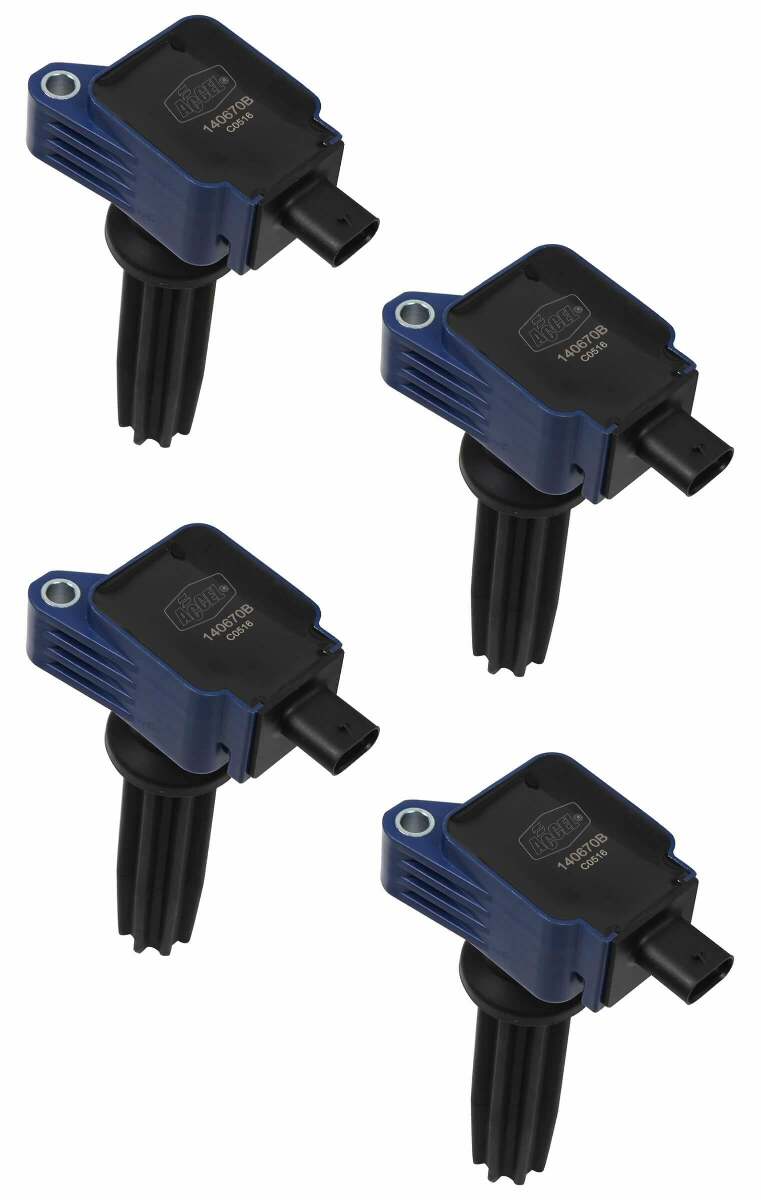 ACCEL Ignition Coil-SuperCoil-12-17 Ford EcoBoost 2.0L/2.3L-L4-Blue-140670B-4