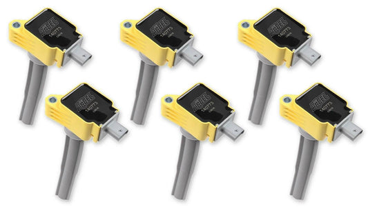 ACCEL Ignition Coil-SuperCoil-2016 Ford EcoBoost 2.7L V6-Yellow-6-Pack-140773-6