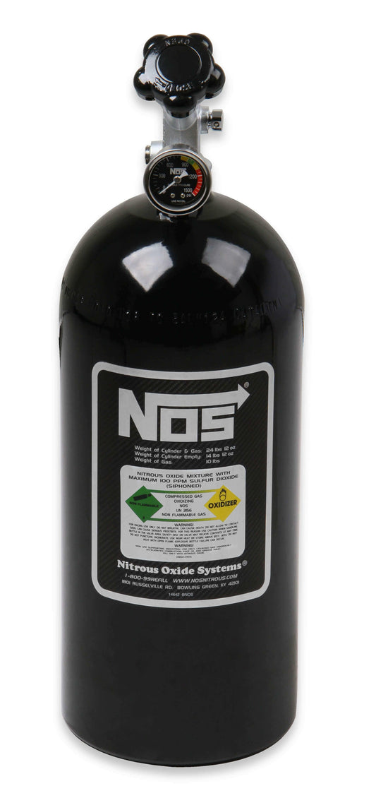 10lb NOS Bottle Carbon Fiber Hydro Dipped W/ Super Hi-Flow Valve 14745BNOS