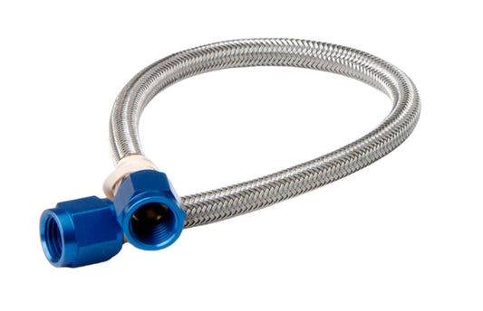 NOS Stainless Steel Braided Hose -4AN 1-foot Blue - 15210NOS
