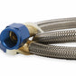NOS Stainless Steel Braided Hose -4AN 2-foot Blue - 15230NOS
