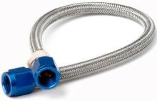 NOS Stainless Steel Braided Hose -4AN 20-foot Blue - 15305NOS